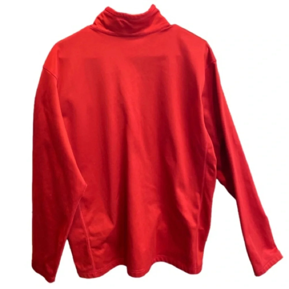 The North Face Red Fleece 1/4 Zip Men’s Long Sleeve | Size XL